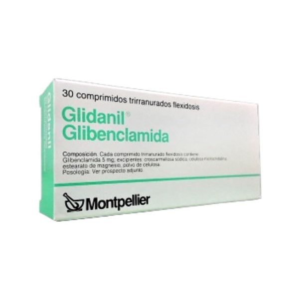 Montpellier Glidanil Glibenclamida x 30 Comp #1