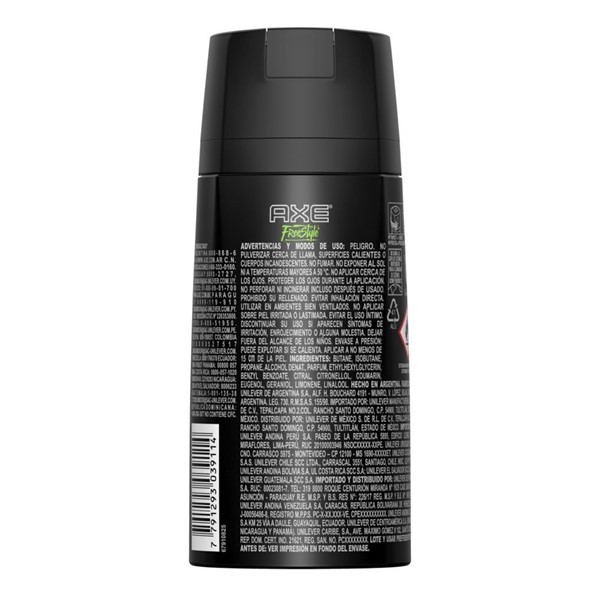 Desodorante Antitranspirantes Axe Freestyle 97 x 150 ml alt