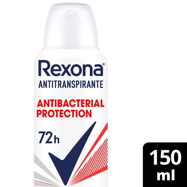 Desodorante Femenino Rexona Antibacterial 72h 150 Ml