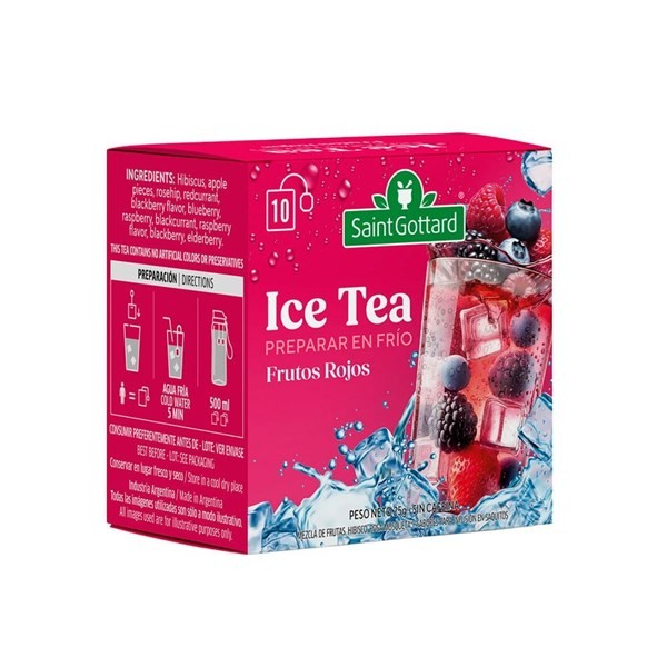 Te Ice Tea Fruto Rojos x 25 grs Saint Gottard #1