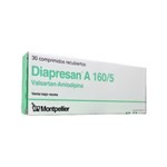 Montpellier Diapresan a Valsartán + Amlodipina 160 / 5 Mg x 30 Comp Recubiertos #1