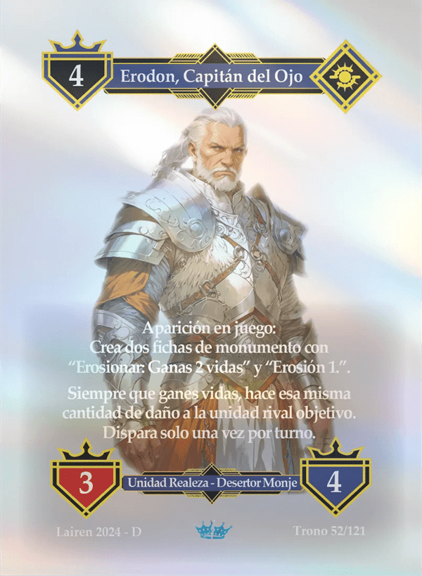 052 Erodon, Capitan Del Ojo Metal - Coste 4