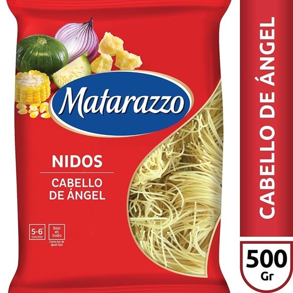 Fideos Cabello De Ángel Matarazzo X500 Gr #1