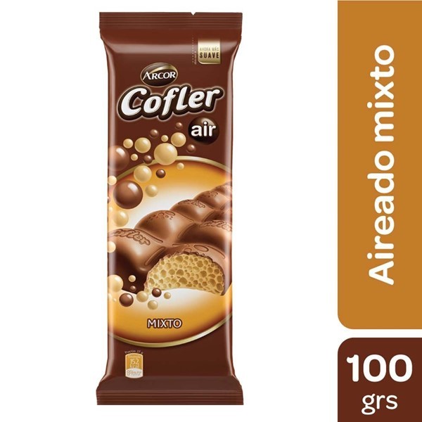 Chocolate Cofler Aireado Mixto 100 Gr #1