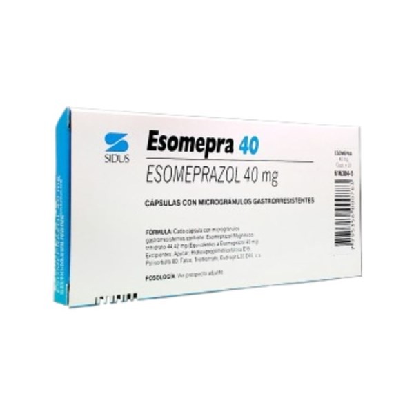 Sidus Esomepra Esomeprazol 40 Mg x 28 Cáps #1
