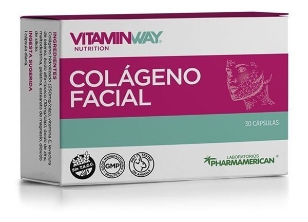 Vitamin Way Suplemento Nutricional Colágeno Facial (30 Cápsulas) #1