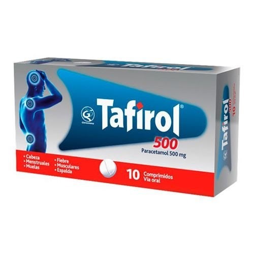 Tafirol 500 Mg | 10 Comprimidos | Paracetamol #1