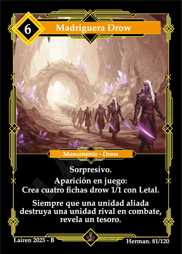 081 Madriguera Drow - Coste 6