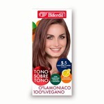 Kit De Coloracion Tono Sobre Tono 5.5 Castaño Claro Caoba #1