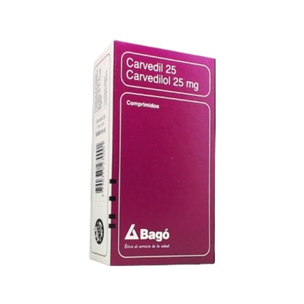 Bagó Carvedil 25 Carvedilol 25 Mg x 60 Comp #1