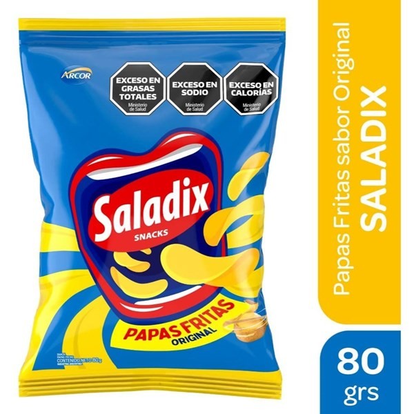 Papas Fritas Saladix Sabor Original 80 Grs #1