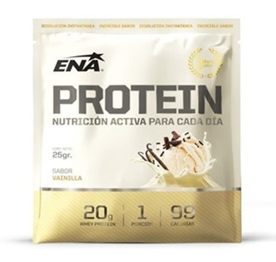 Ena Suplemento Dietario Whey Protein Vainilla (12 Sobres) alt