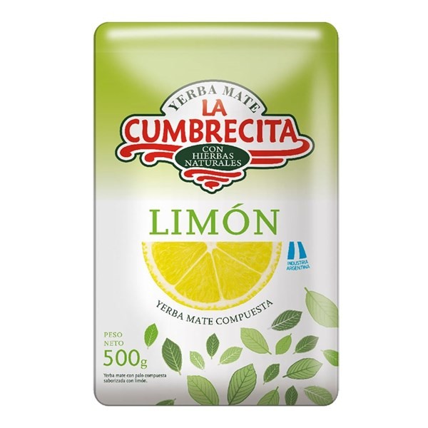 Yerba Mate La Cumbrecita Sabor Limon 500 G #1