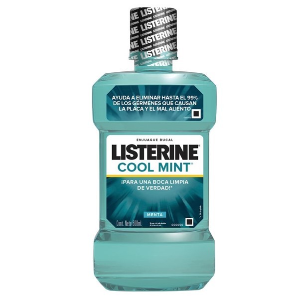 Enjuague Bucal Listerine Cool Mint x 500 ml
