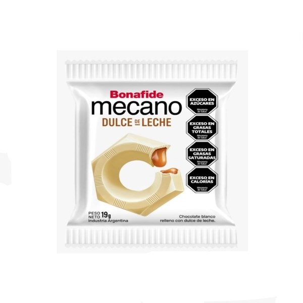 Chocolate Blanco Bonafide Relleno Con Dulce de Leche x 19 g