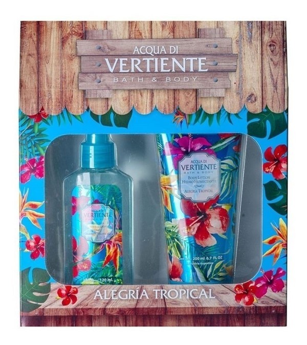 Vertiente Alegría Tropical Kit Body 200 ml Y Splash 120 ml #1