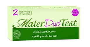 TEST EMBARAZO MATER-TEST DUO /2 TIRAS REACTIVAS #1