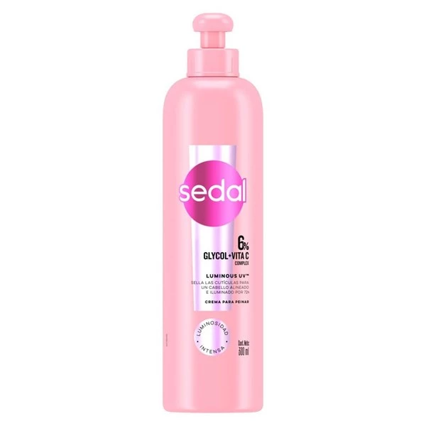 Crema Para Peinar Sedal Luminous Uv x 300 ml