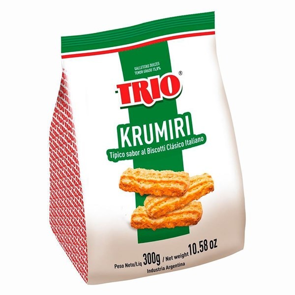 Galletitas Dulces Krumiri Trio 300 gr #1