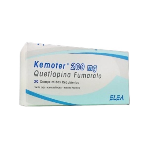 Elea Kemoter Quetiapina 200 Mg x 30 Comp Recubiertos #1