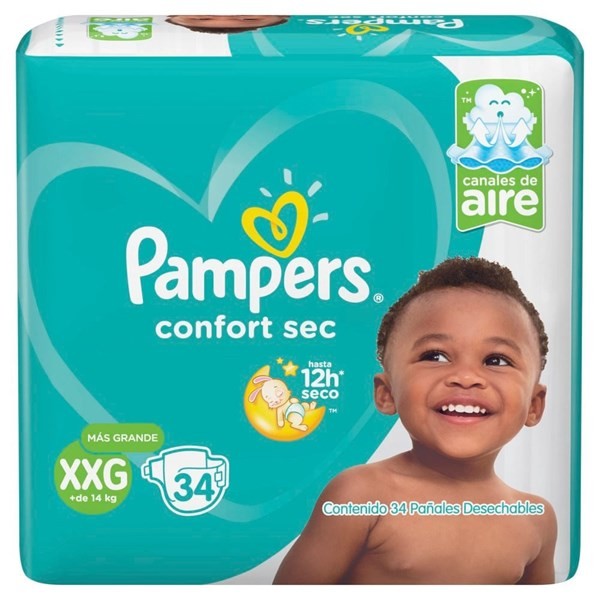 Pampers Pañal Confort Sec Xxg #1