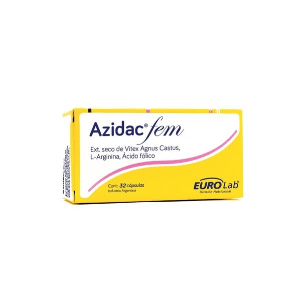 Eurolab Azidac Fem Por 32 cápsulas alt