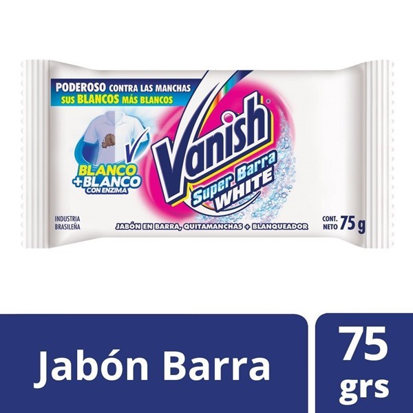 Jabon En Barra Vanish Super Blanca 75gr #1