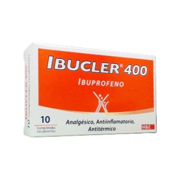 M&E Ibucler 400 Ibuprofeno x 10 Comp #1