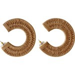 Aros Argollas Wav Raffia #1