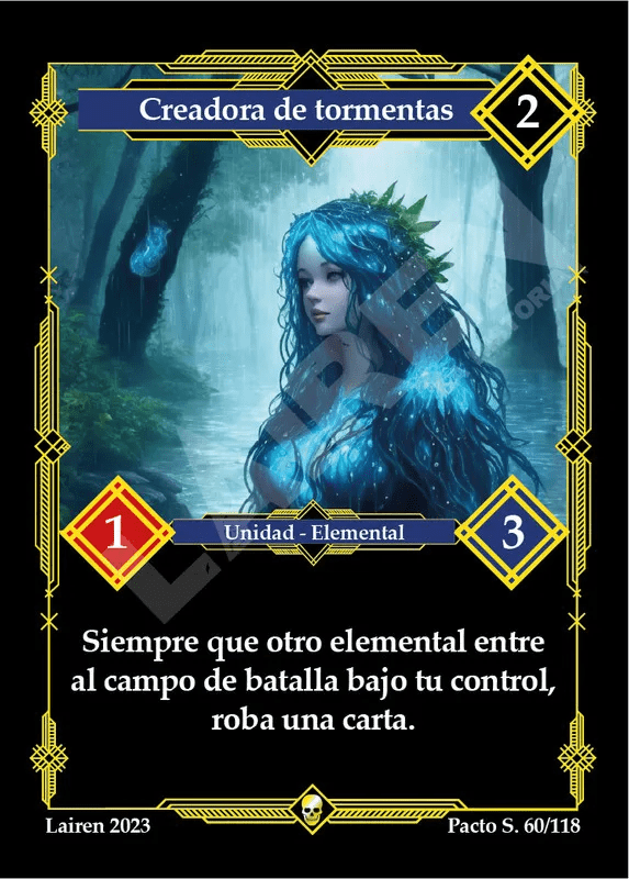 060 Creadora De Tormentas 1ra Edicion - Coste 2