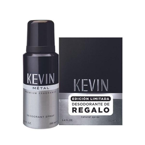 Set Kevin Metal Edt 100 ml + Deo Tamaño 2 Unid #1