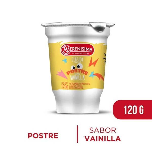 la Serenisima Postre la Serenã­Sima Vainilla 120 Gr. #1