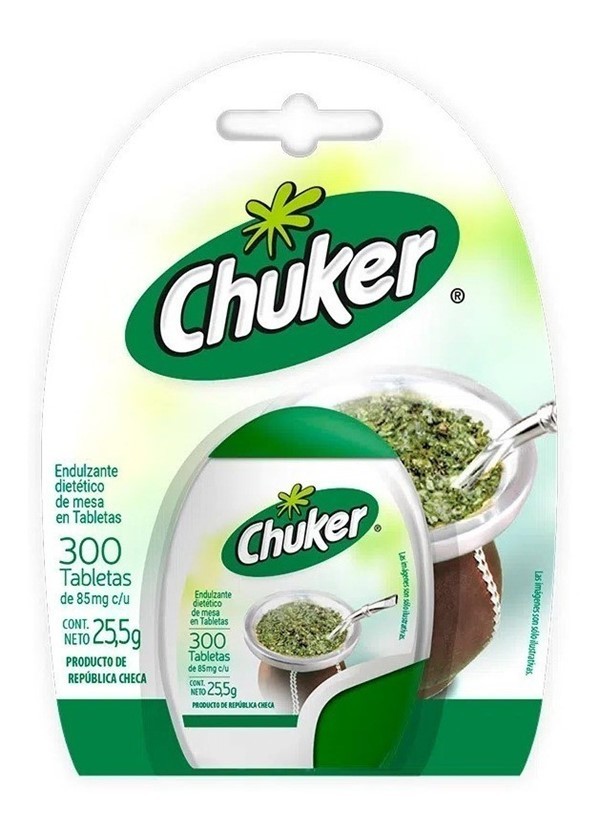 Chuker Endulzante Dietético en Tabletas 300 comprimidos alt