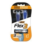 Bic Maquina de Afeitar Flex 3 Extra Suave x 2U #1