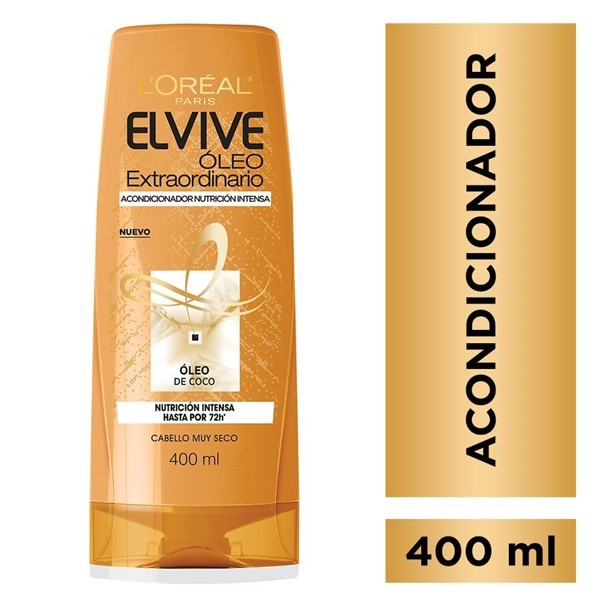 Elvive Acondicionador Oleo Extraordinario Nutricion Profunda 400 ml alt