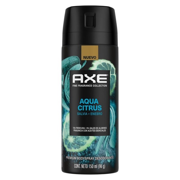 Desodorante En Aerosol Axe Aqua Citrus 150 Ml. alt