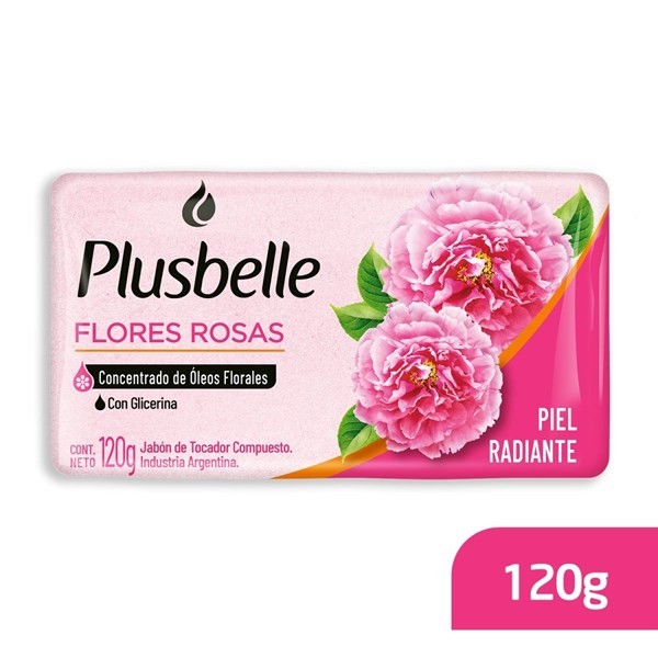 Plusbelle Jabon Flores Rosas 120 gr #1