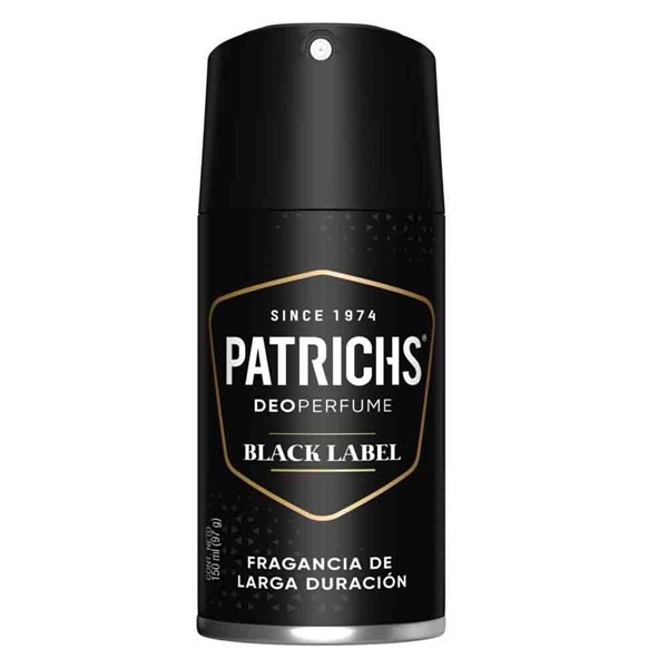 Desodorante Masc Patrichs Black Label 150 Ml alt