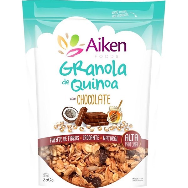 Granola de Quinoa Aiken Food Con Chocolate x 300 g