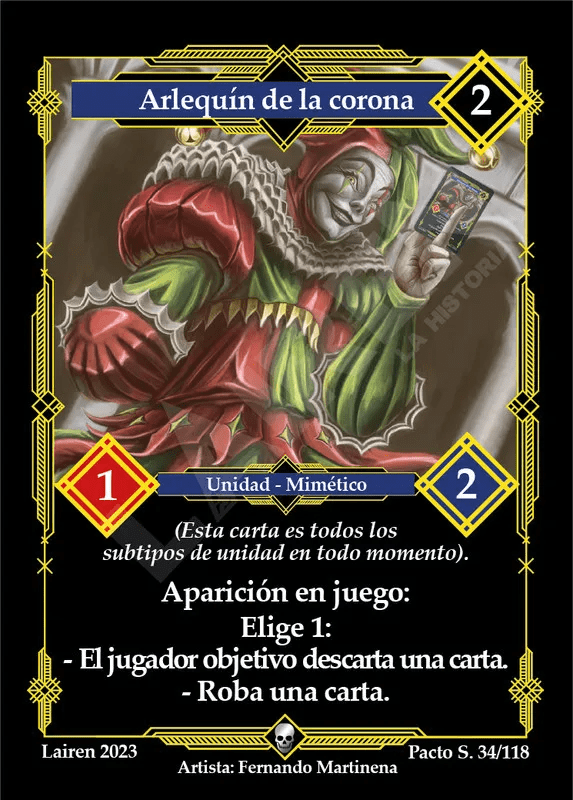 034 Arlequin De La Corona 1ra Edicion - Coste 2 #1