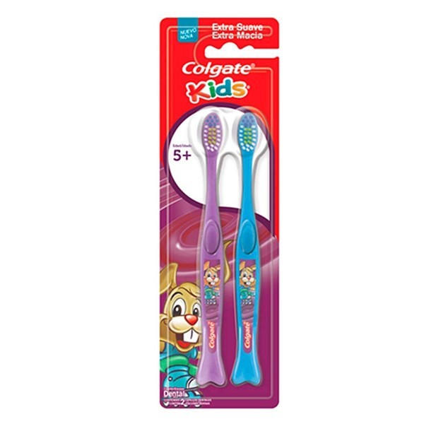 Colgate Cepillo Dental Kids 5+ Años 2 Unidades Promo Pack alt