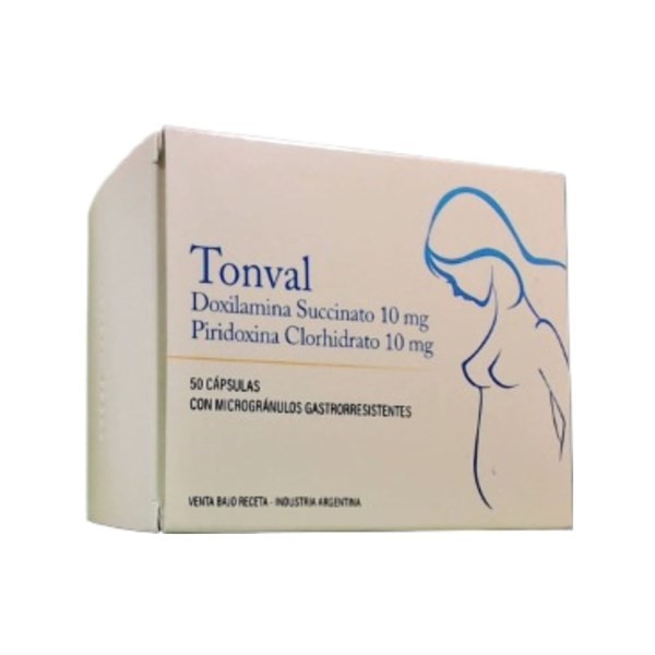 Craveri Tonval Doxilamina + Piridoxina 10 / 10 Mg x 50 Cáps #1