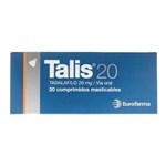 Talis 20 mg | 20 Comprimidos Masticables | Tadalafilo #1