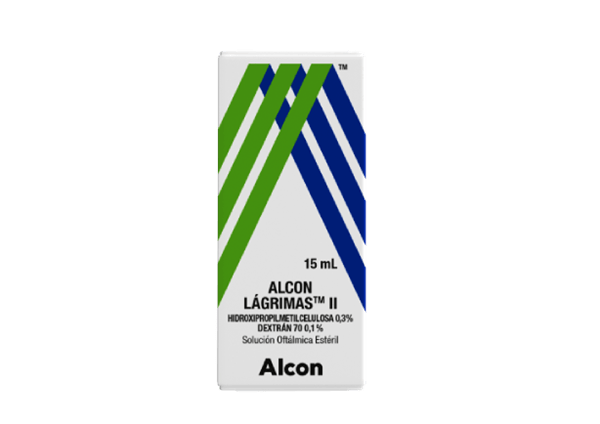 Alcon Lagrimas Ii | Gotas 15 ml | Hidroxipropilmetilcelulosa + Dextran alt