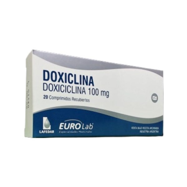Eurolab Doxiclina Doxiciclina 100 Mg x 20 Comp Recubiertos #1