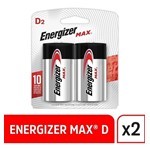 Energizer Max D2 Pilas Alcalinas 2 Unidades #1