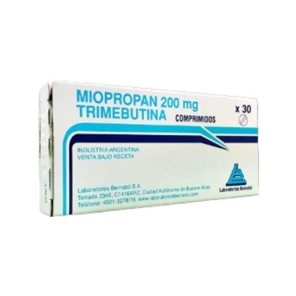 Laboratorio Bernabó Miopropan Trimebutina 200 x 30 Comp #1