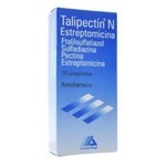 Talipectin N Estreptomicina | 10 Comprimidos | Pectina + sulfadiazina + ftalilsulfatiazol + estreptomicina #1