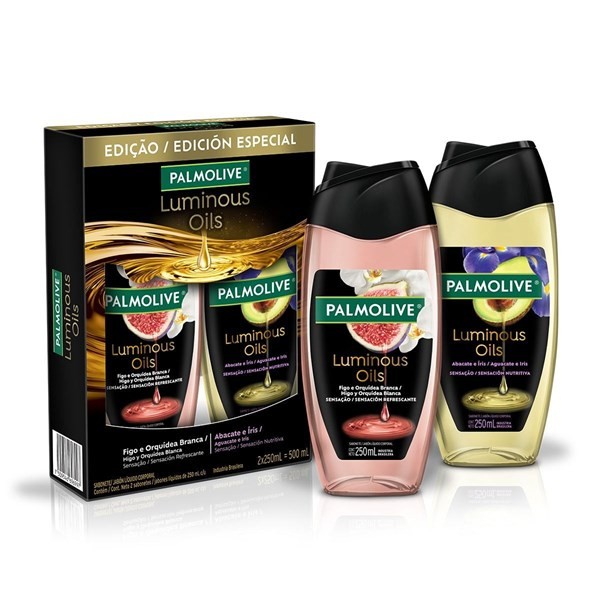 Palmolive Shower Gel Luminous Oils 250 ml (2 Unidades)