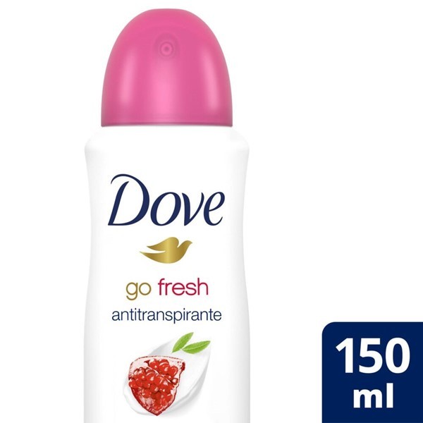 Antitranspirante En Aerosol Dove Go Fresh Granada Y Verbena 150 Ml